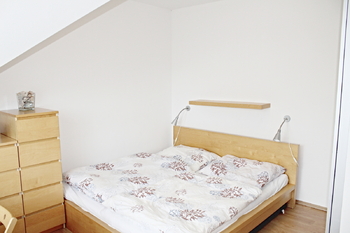ložnice - Pronájem bytu 3+kk v osobním vlastnictví 86 m², České Budějovice