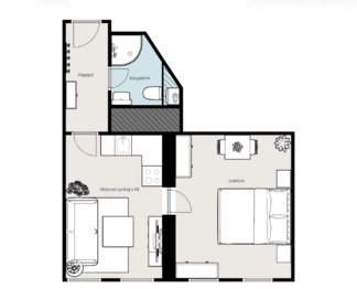 Prodej bytu 2+kk v osobním vlastnictví 39 m², Praha 3 - Žižkov