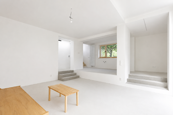 obyvaci pokoj a kuchyne - Prodej domu 95 m², Unhošť