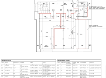 pudorys patro - Prodej domu 95 m², Unhošť