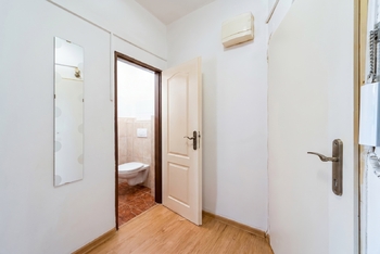 Samostatné WC - Pronájem bytu 1+kk v osobním vlastnictví 34 m², Praha 9 - Libeň