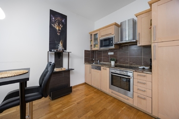 Kuchyňský kout - Prodej bytu 3+kk v osobním vlastnictví 83 m², Praha 10 - Vinohrady