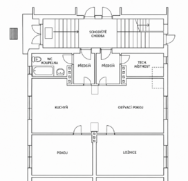 Prodej bytu 3+1 v osobním vlastnictví 84 m², Opočno