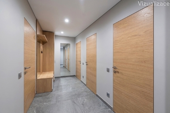 Vizualizace předsíně - Prodej bytu 3+kk v osobním vlastnictví 62 m², Praha 4 - Chodov