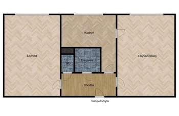 Prodej bytu 2+1 v osobním vlastnictví 52 m², Ústí nad Labem