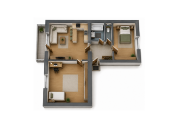 Prodej bytu 3+kk v osobním vlastnictví 61 m², Příbram
