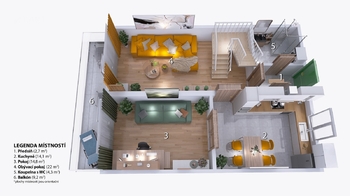 Prodej bytu 5+1 v osobním vlastnictví 115 m², Kuřim