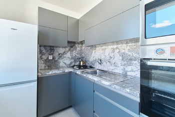 Kuchyně - Prodej bytu 1+1 v osobním vlastnictví 30 m², Bojkovice
