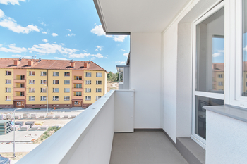 Balkon - Prodej bytu 1+1 v osobním vlastnictví 30 m², Bojkovice