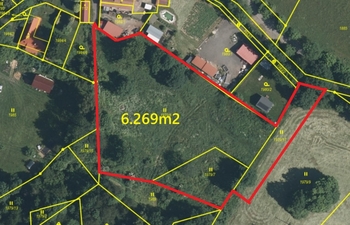 Prodej pozemku 6269 m², Milevsko