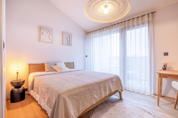 Ložnice - Prodej bytu 3+kk v osobním vlastnictví 120 m², Praha 6 - Suchdol
