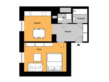 Pronájem bytu 1+1 v osobním vlastnictví 44 m², Praha 8 - Libeň
