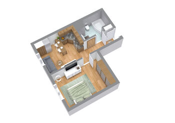 Pronájem bytu 1+1 v osobním vlastnictví 42 m², Pardubice