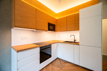 Kuchyňská linka - Pronájem bytu 2+kk v osobním vlastnictví 39 m², Praha 4 - Braník 