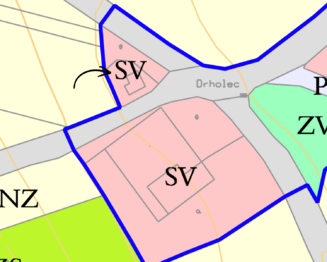 Prodej pozemku 704 m², Horní Újezd