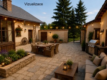 vizualizace, po možné rekontrukci - Prodej domu 175 m², Drysice