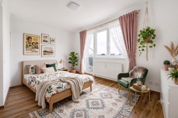 VIZUALIZACE - Pronájem bytu 2+1 v osobním vlastnictví 50 m², Praha 10 - Strašnice