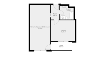 Pronájem bytu 2+kk v osobním vlastnictví 60 m², Praha 6 - Břevnov