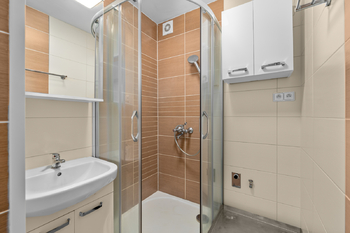 Koupelna - Prodej bytu 3+1 v družstevním vlastnictví 61 m², Borovany