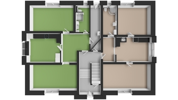 Orientační plánek přízemí - Prodej domu 250 m², Kasejovice