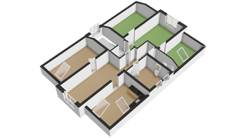 Orientační plánek patro - Prodej domu 250 m², Kasejovice