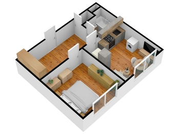 Pronájem bytu 1+1 v osobním vlastnictví 40 m², Opočno