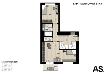 Prodej bytu 4+kk v osobním vlastnictví 139 m², Praha 4 - Braník