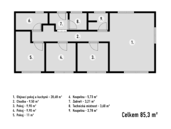 Prodej domu 85 m², Tišice