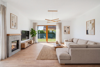 vizualizace-obývací pokoj - Prodej domu 85 m², Tišice
