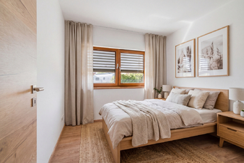 vizualizace-ložnice - Prodej domu 85 m², Tišice