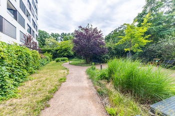 Zahrada pro rezidenty - Pronájem bytu 3+kk v osobním vlastnictví 112 m², Praha 8 - Libeň