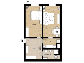 Pronájem bytu 2+1 v osobním vlastnictví 57 m², Luštěnice