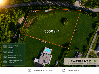 Prodej pozemku 5500 m², Horní Domaslavice