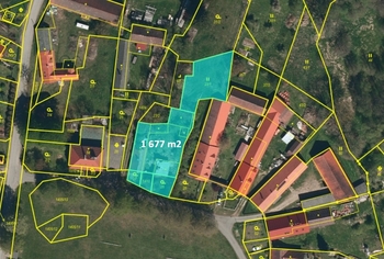 Prodej pozemku 1677 m², Chýstovice