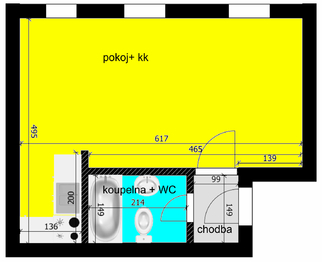 Prodej bytu 1+kk v osobním vlastnictví 30 m², Kolín