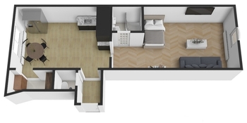 Pronájem bytu 2+kk v osobním vlastnictví 53 m², Děčín