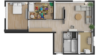 Prodej bytu 3+1 v družstevním vlastnictví 61 m², Česká Lípa