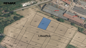 Prodej pozemku 804 m², Libodřice