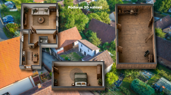 Plánky objektů - Prodej domu 70 m², Dolní Lukavice