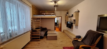 Obývací pokoj - Pronájem bytu 2+kk v osobním vlastnictví 55 m², Vyškov 
