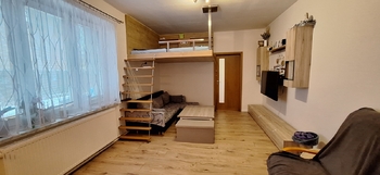 Obývací pokoj - Pronájem bytu 2+kk v osobním vlastnictví 55 m², Vyškov