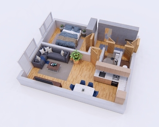 Prodej bytu 2+kk v osobním vlastnictví 43 m², Příbram