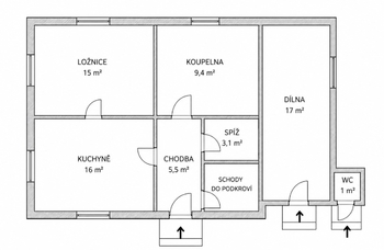 Prodej domu 96 m², Třemošnice