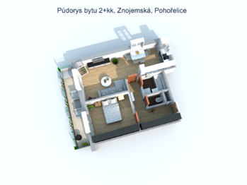 Prodej bytu 2+kk v osobním vlastnictví 52 m², Pohořelice