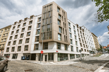 BYTOVÝ DŮM - NOVOSTAVBA - Pronájem bytu 1+kk v osobním vlastnictví 26 m², Praha 10 - Vršovice