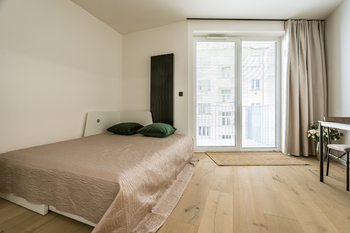 ROZLOŽENÉ DVLOULŮŽKO - Pronájem bytu 1+kk v osobním vlastnictví 26 m², Praha 10 - Vršovice