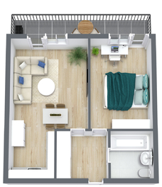 Prodej bytu 2+kk v osobním vlastnictví 60 m², Brno