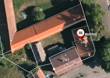 katastrální mapa - Prodej domu 117 m², Chotilsko