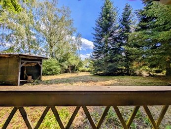 výhled na pozemek ... - Prodej pozemku 1590 m², Herálec