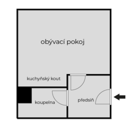 Pronájem bytu 1+kk v osobním vlastnictví 31 m², Praha 6 - Břevnov